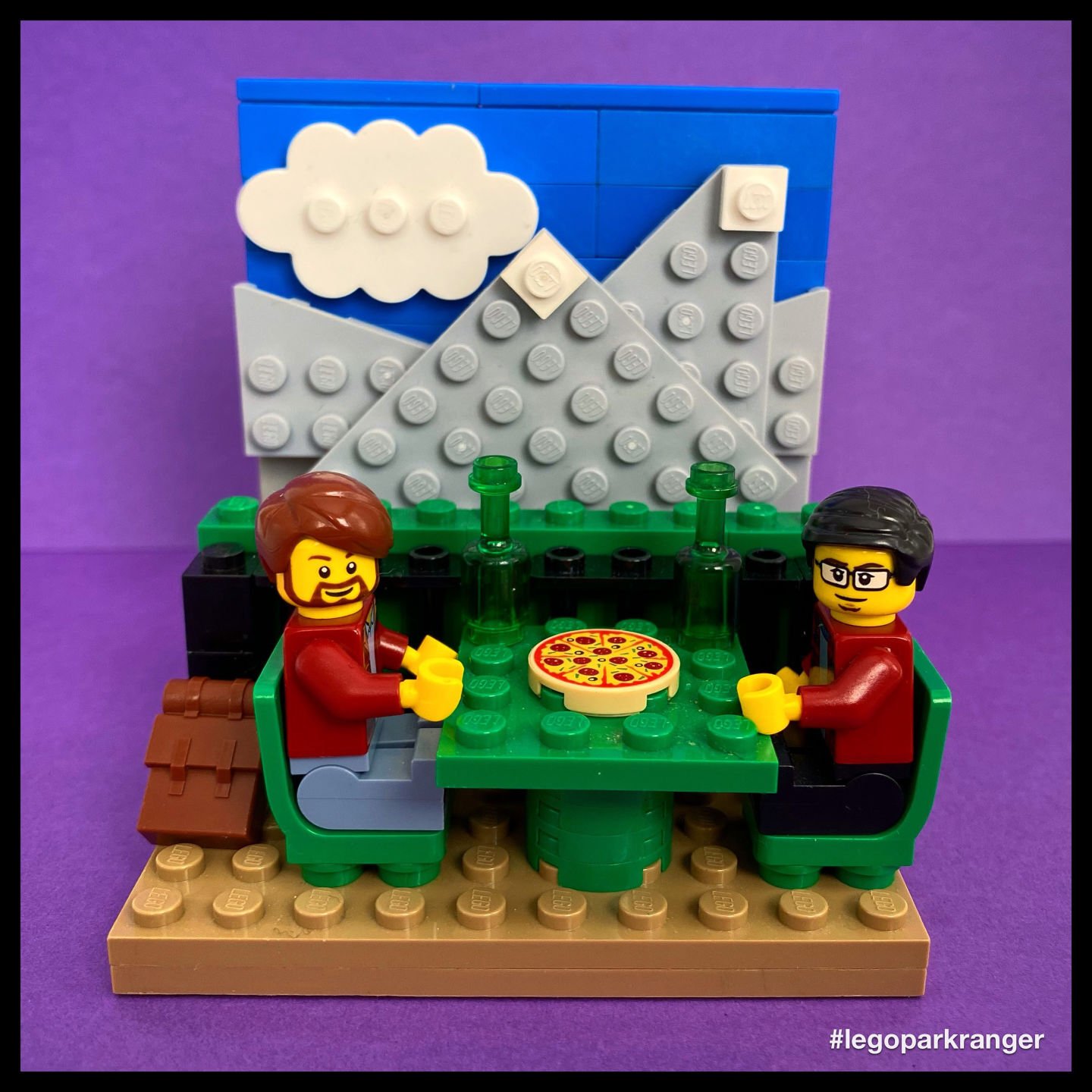 LEGO Grand Teton pizza